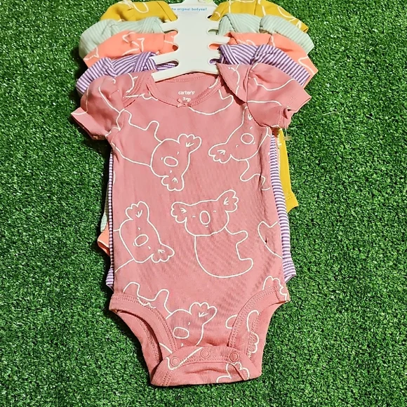 Carter's Multicolor Baby Girl Onesie Set - Picture 3 of 8